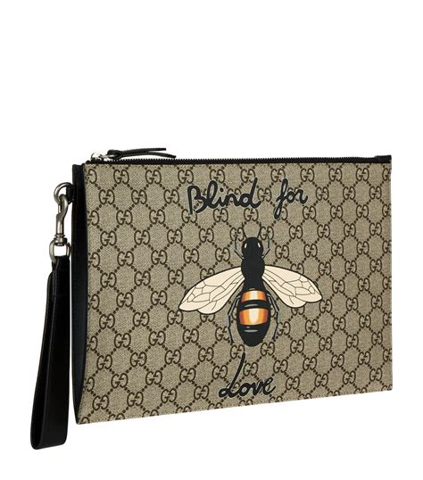 gucci bee pouch camo